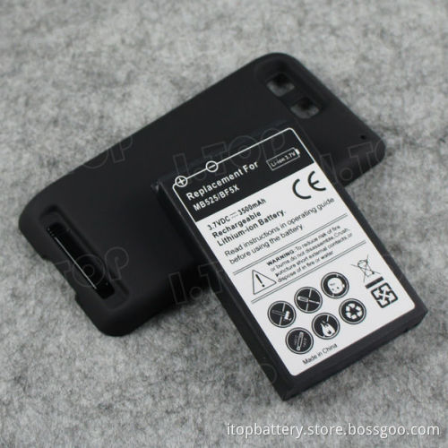 High Capacity 3500mAh Extended Battery for Motorola MB520/MB525/BF5X Battery